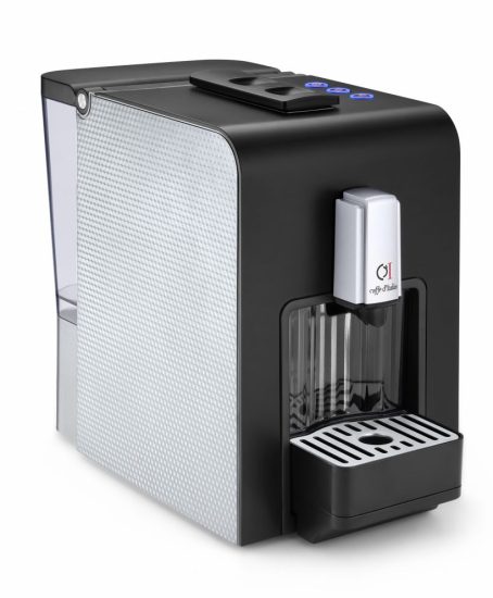 Grijze Chikko koffiemachine