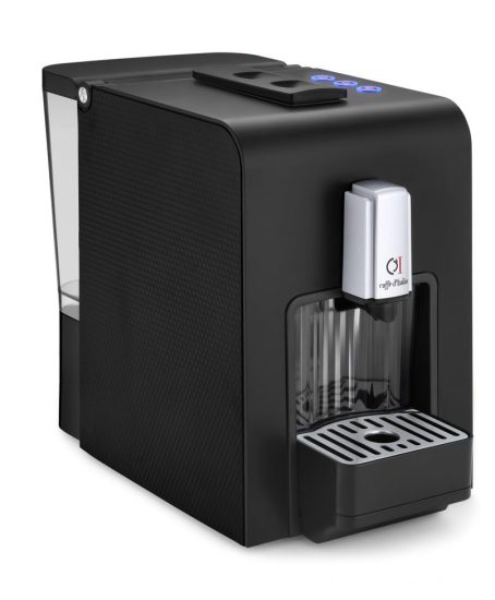 Zwarte Chikko koffiemachine