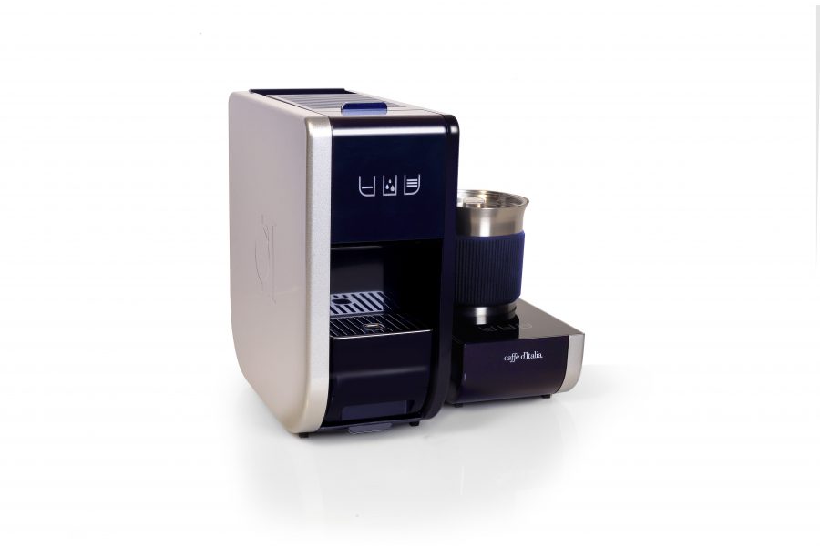 koffiemachine blauw