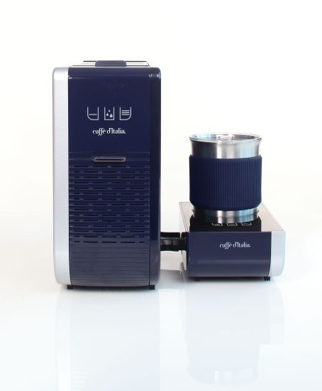 koffiemachine blauw