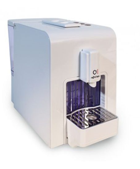 Witte chikko koffiemachine