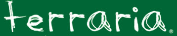 Terraria titel in groen