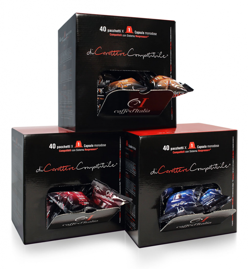 3 dozen met verschillende smaken Nespresso compatible capsules