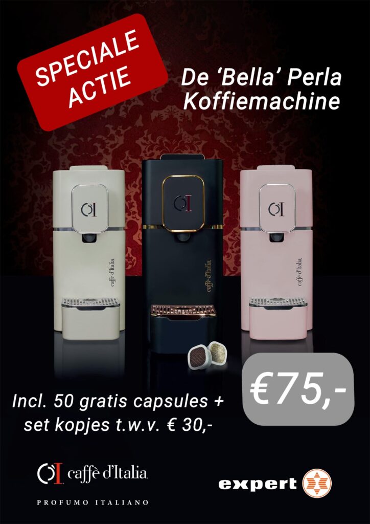 koffiemachine expert actie perla