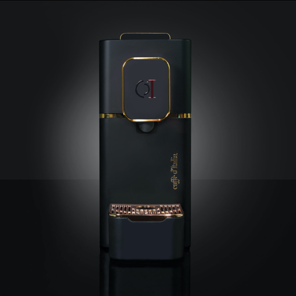 Koffiemachine goud zwart - Perla