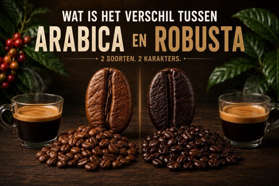 verschil tussen aribica en robusta koffiebonen