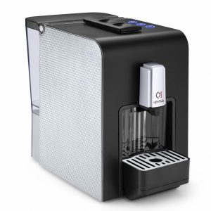 Grijze Chikko koffiemachine