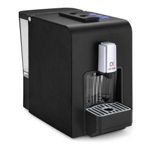 Zwarte Chikko koffiemachine