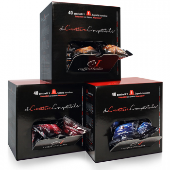 3 dozen met verschillende smaken Nespresso compatible capsules